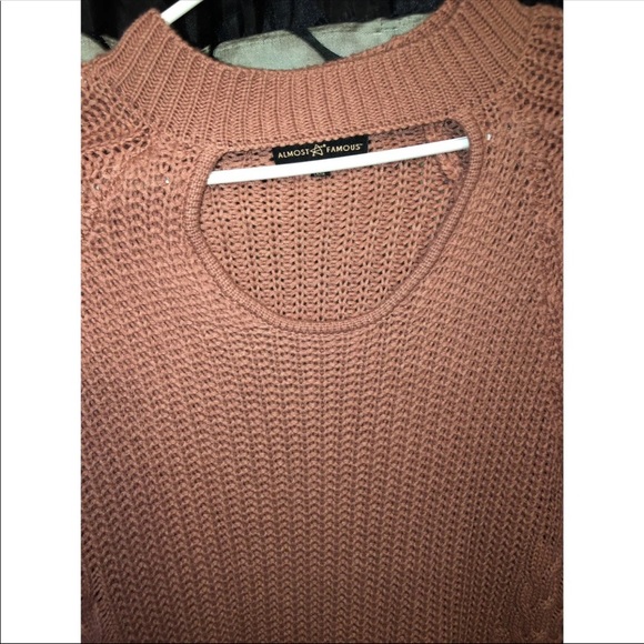 Mauve sweater dress - Picture 3 of 5